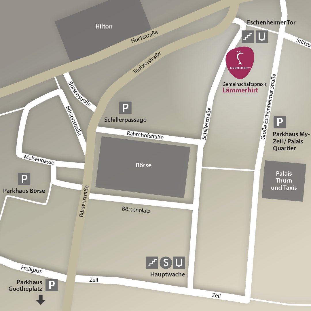 Anfahrt Schillerstraße Anfahrt Schillerstraße